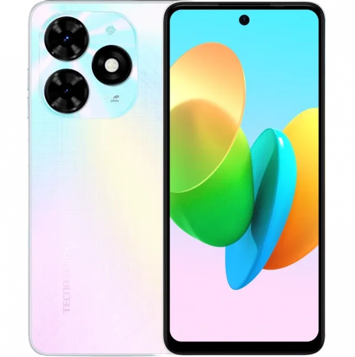Смартфон Tecno Spark 20С 4/256GB Белый (Pearl White) EAC | Фото 1 из 4