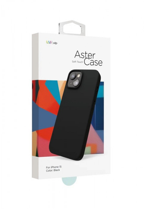 Чехол защитный VLP Aster Case для iPhone 15 черный | Фото 3 из 4
