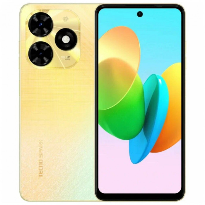 Смартфон Tecno Spark 20С 4/256GB Золотой (Gold) EAC | Фото 1 из 6