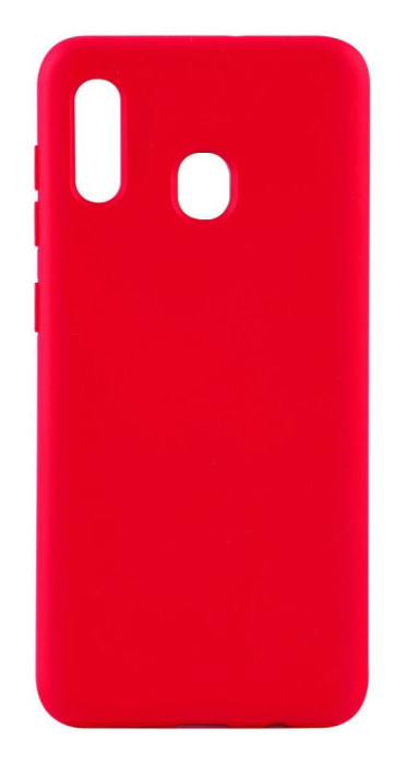 Чехол Silicone Cover для Samsung Galaxy A20/A30 Красный | Фото 2 из 2