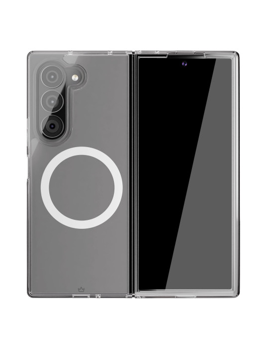 Чехол защитный VLP Crystal Case с MagSafe для Samsung Z Fold 6, прозрачный