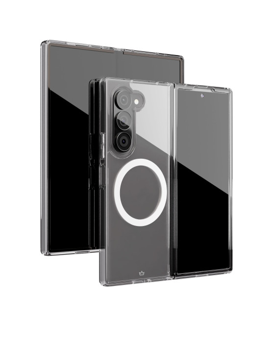 Чехол защитный VLP Crystal Case с MagSafe для Samsung Z Fold 6, прозрачный