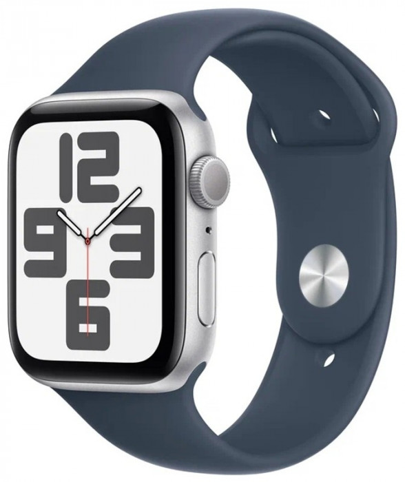 Умные часы Apple Watch SE 2023 40mm Aluminum Case with Sport Band Серебристый/Синий | Фото 1 из 3