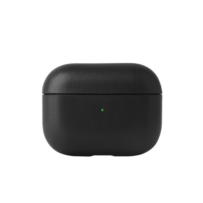 Чехол кожаный Leather Case на AirPods 3 Черный | Фото 1 из 2