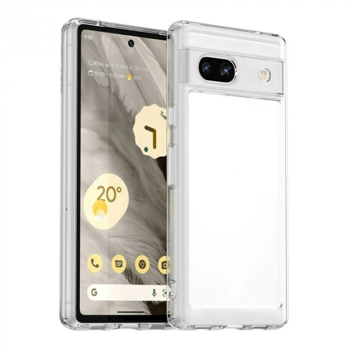 Чехол силиконовый для Google Pixel 7a Прозрачный | Фото 3 из 5
