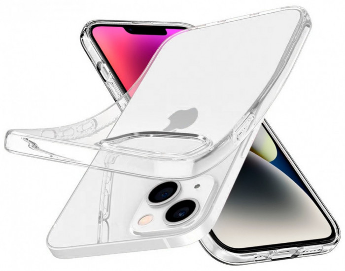 Чехол-накладка Gurdini Ultra Twin 1mm для iPhone 14/13 Прозрачный | Фото 2 из 2