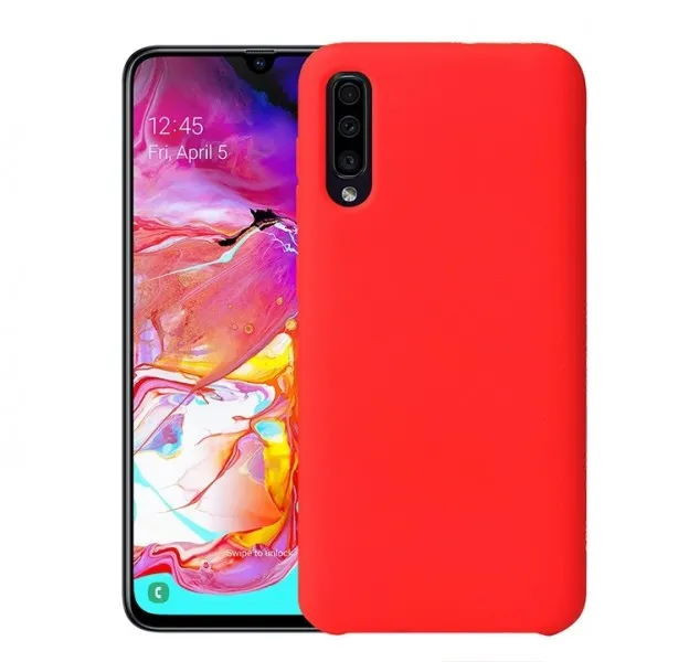 Чехол Silicone Cover для Samsung Galaxy A50 Красный | Фото 2 из 2