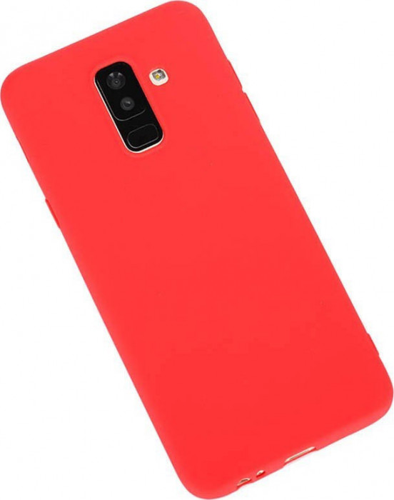 Чехол-накладка Silicone Cover для Samsung Galaxy A6 2018 Красный | Фото 1 из 3