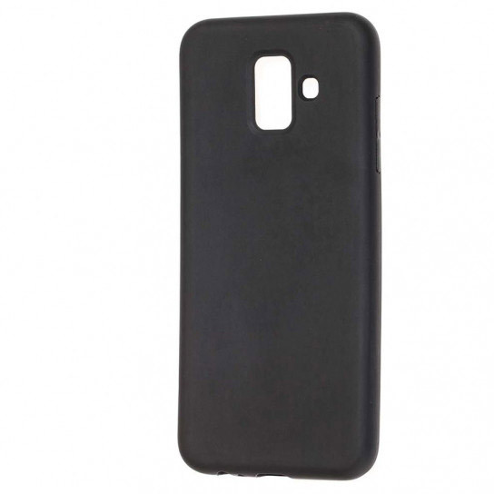 Чехол-накладка Silicone Cover для Samsung Galaxy A6 2018 Черный | Фото 1 из 3
