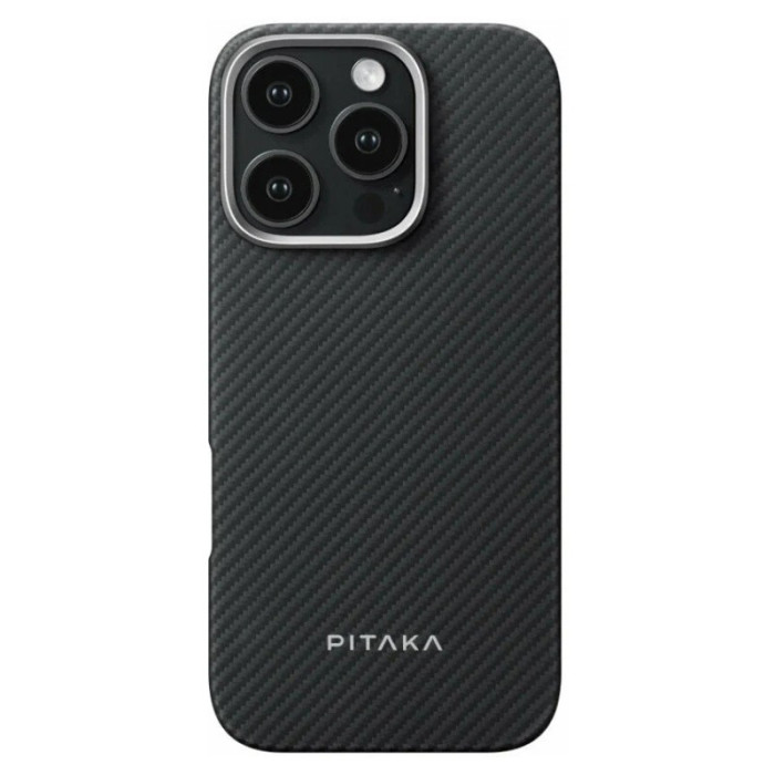 Чехол Pitaka Ultra-Slim Case для iPhone 16 Pro Black/Gray