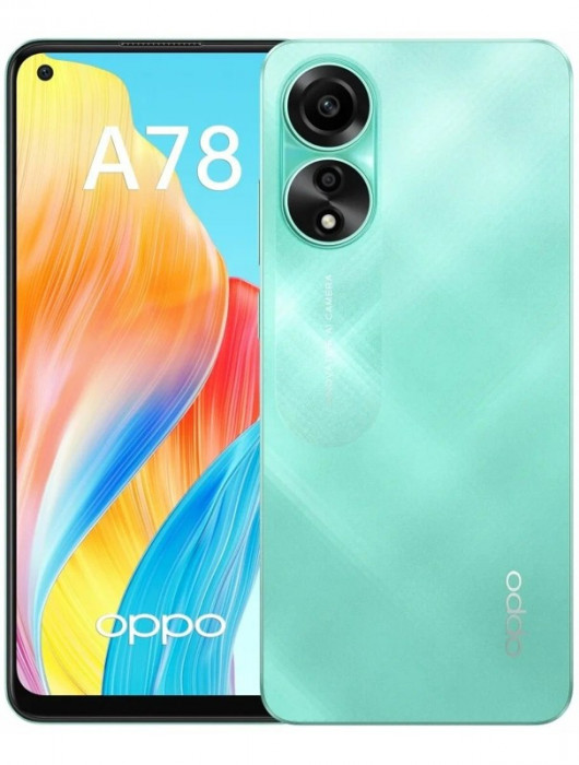 Смартфон Oppo A78 8/128GB Лазурный (Agua Green) | Фото 2 из 11