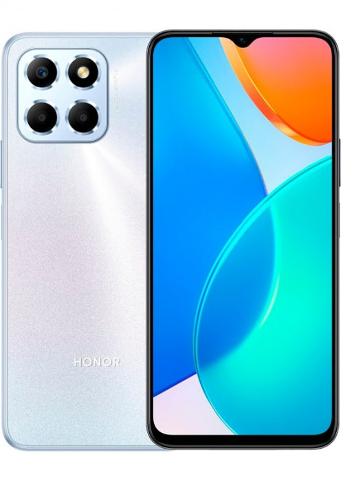Смартфон Honor X6 4/64GB Серебро (Titanium Silver) | Фото 1 из 10