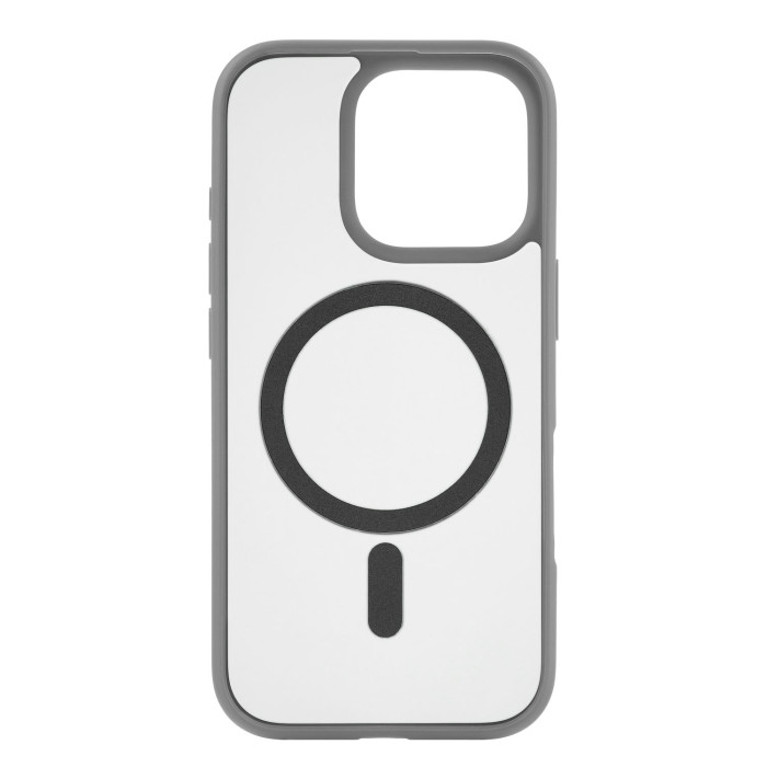 Чехол защитный uBear Cloud Mag Case для iPhone 16 Pro, MagSafe совместимый, усиленный, силк-тач, Cерый | Фото 4 из 5