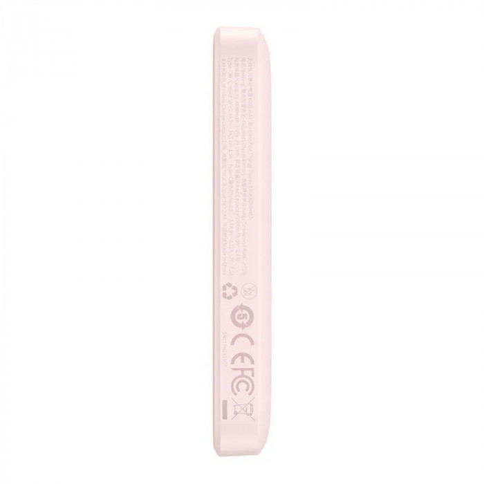 Внешний аккумулятор Baseus Power Bank MagSafe 6000mAh 20W Розовый (PPCX020004) | Фото 4 из 7
