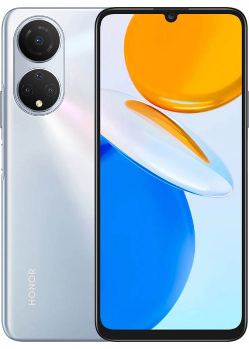 Смартфон Honor X7 4/128GB Серебро (Titanium Silver) | Фото 1 из 8