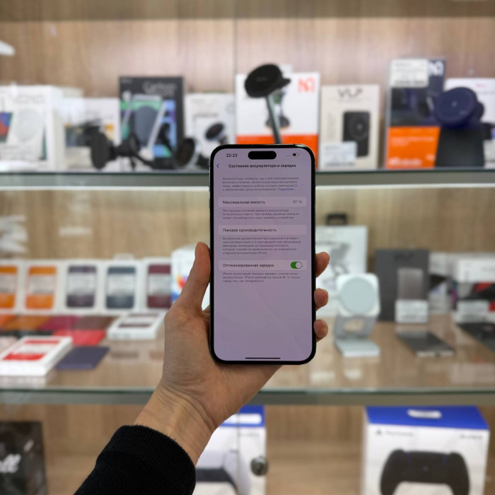 Б/у Смартфон Apple iPhone 14 Pro Max 256GB Deep Purple (Фиолетовый) | Фото 4 из 5