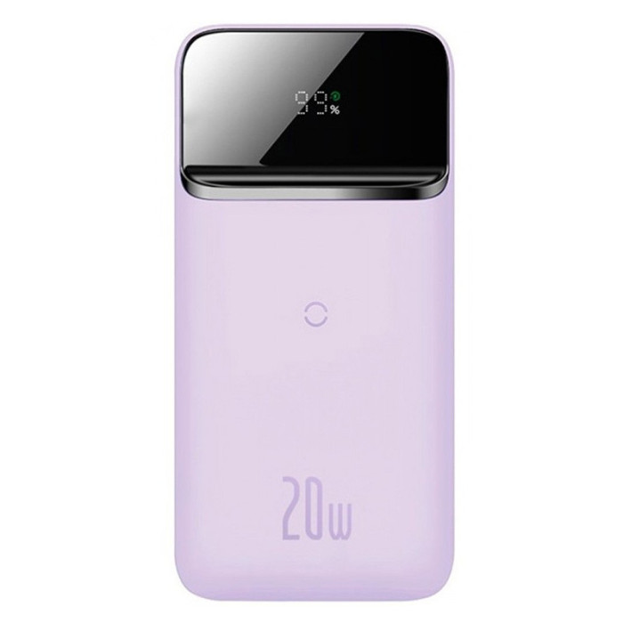 Внешний аккумулятор Baseus Magnetic Wireless Quick 10000 mAh Сиреневый (PPCX010105) | Фото 5 из 5