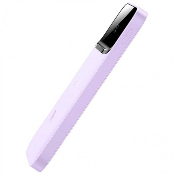 Внешний аккумулятор Baseus Magnetic Wireless Quick 10000 mAh Сиреневый (PPCX010105) | Фото 4 из 5