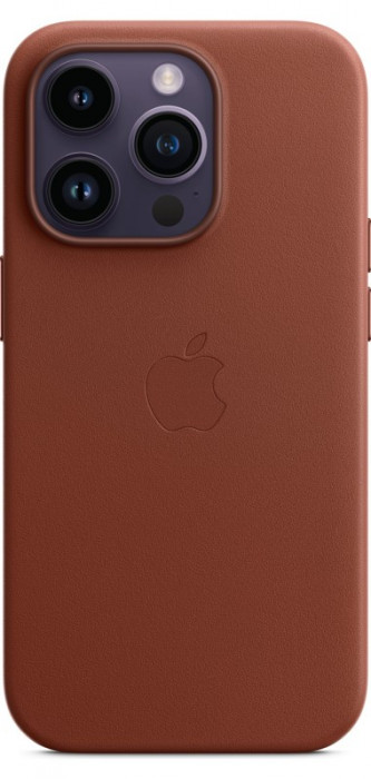 Чехол Leather Case MagSafe для iPhone 14 Pro Saddle brown | Фото 2 из 3