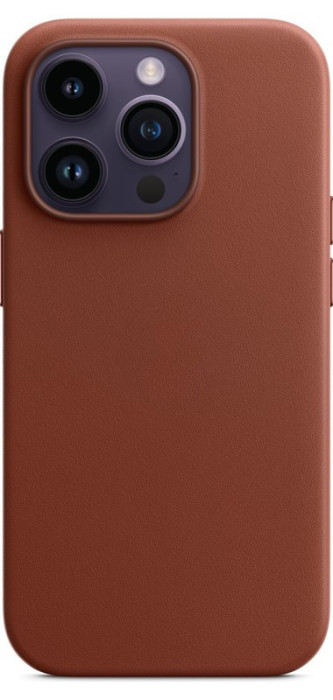 Чехол Leather Case MagSafe для iPhone 14 Pro Saddle brown | Фото 3 из 3