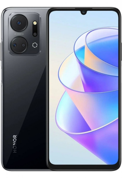 Смартфон Honor X7A 4/128GB Черный (Midnight Black) | Фото 1 из 4