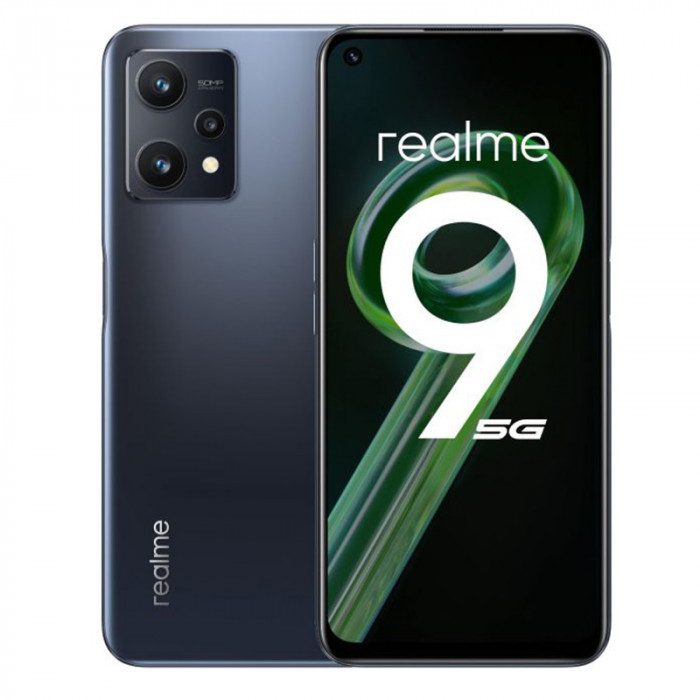 Смартфон Realme 9 5G 4/128GB Черный (Meteor Black) EAC | Фото 1 из 9
