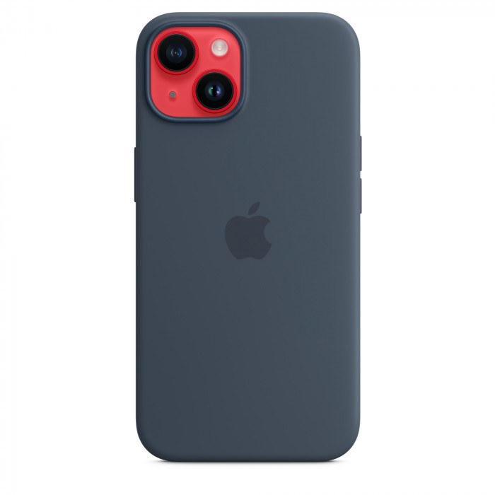 Чехол Silicone Case MagSafe для iPhone 14 Storm Blue | Фото 2 из 3