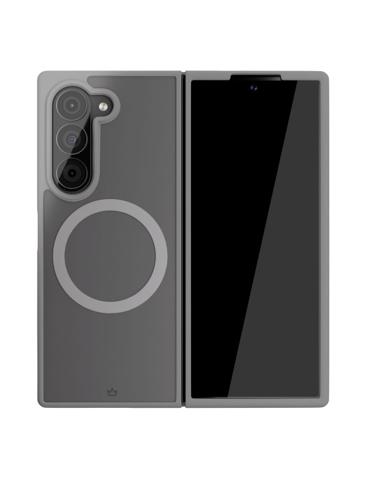 Чехол защитный VLP Moon Case с MagSafe для Samsung Z Fold 6, серый