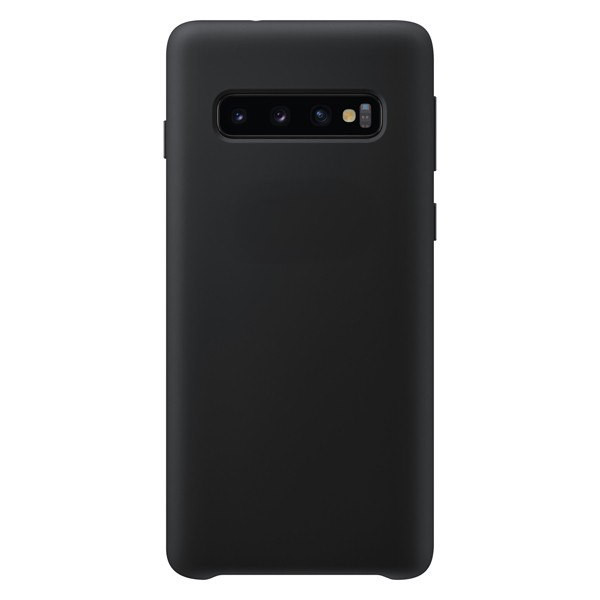 Чехол Silicone Cover для Samsung Galaxy S10 Черный | Фото 1 из 2