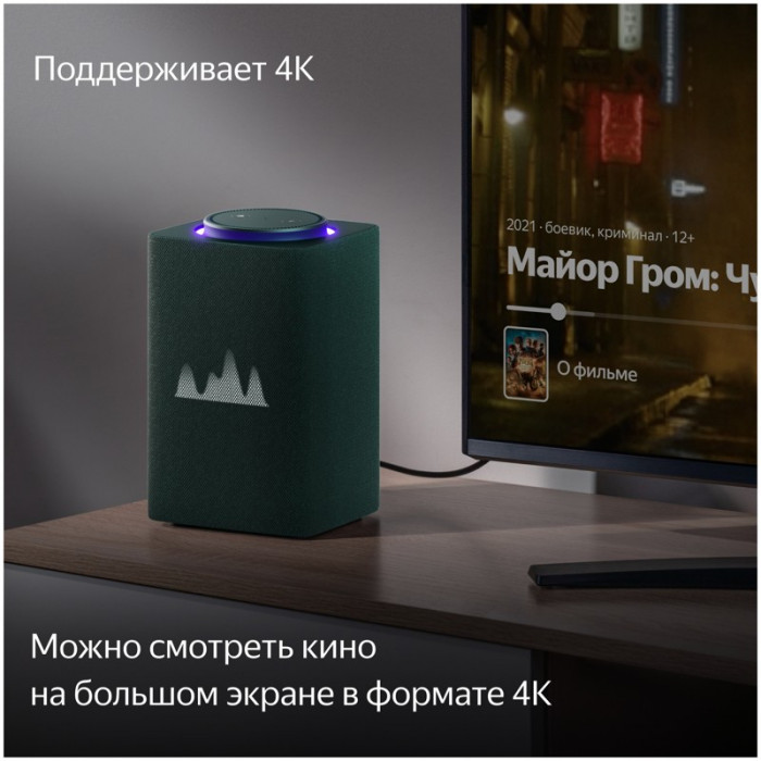 Умная колонка Яндекс Станция Макс ZigBee Зелёный (Green)