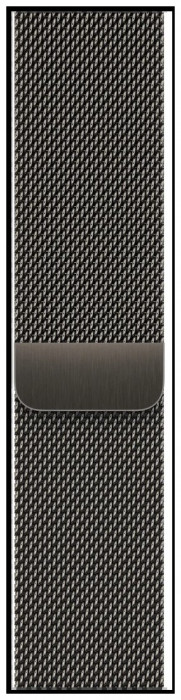 Умные часы Apple Watch Series 8 45mm Steel Case GPS + Cellular Graphite Milanese Loop Черный | Фото 3 из 4
