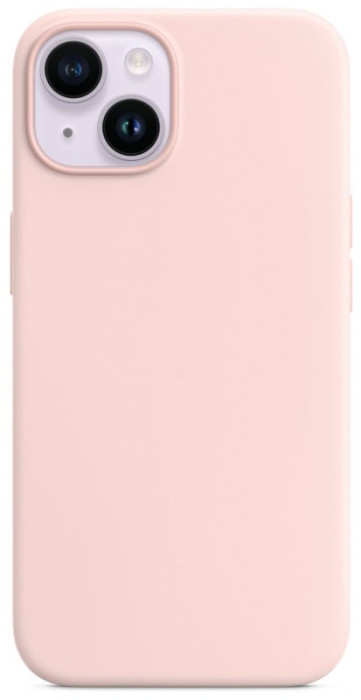 Чехол Silicone Case MagSafe для iPhone 14 Chalk Pink