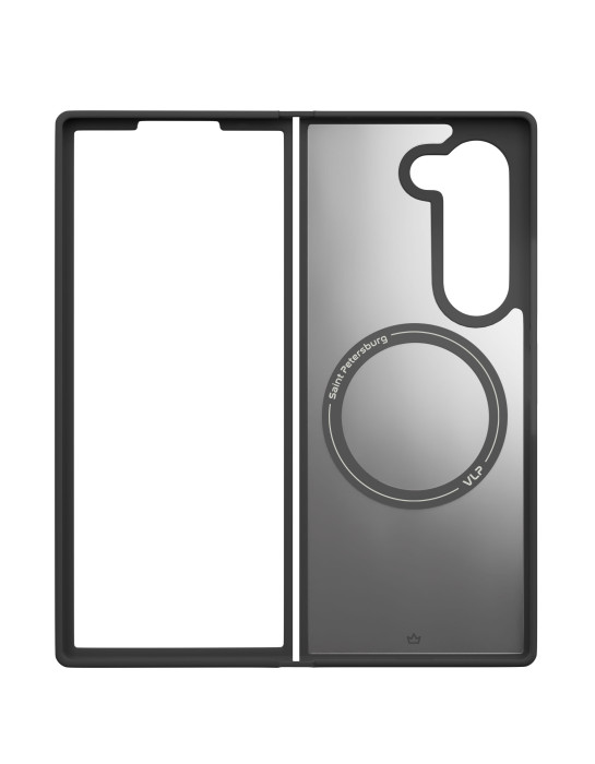 Чехол защитный VLP Moon Case с MagSafe для Samsung Z Fold 6, черный