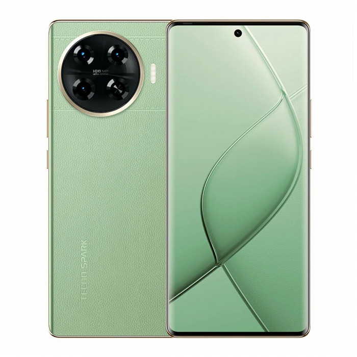 Смартфон Tecno Spark 20 Pro+ 8/256GB Зеленый (Magic Skin Green) EAC | Фото 1 из 6