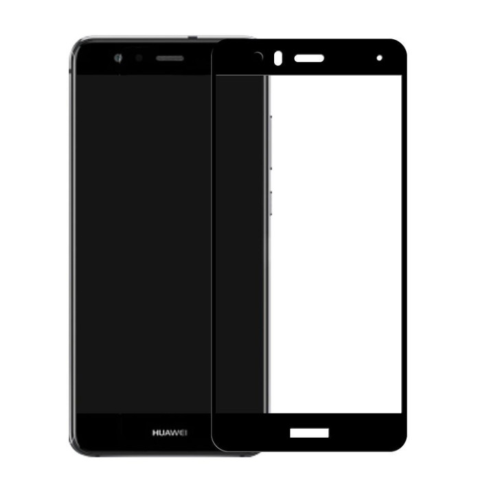Защитное 3D стекло для Huawei P10 Lite тех.пак Черное | Фото 2 из 2
