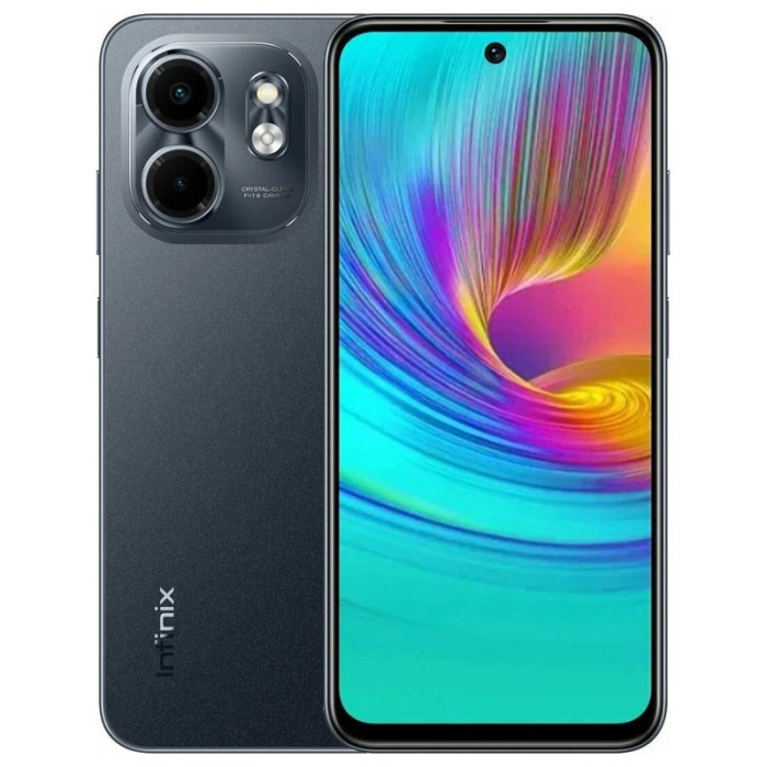 Смартфон Infinix Smart 9 3/64GB Черный (Metallic Black)