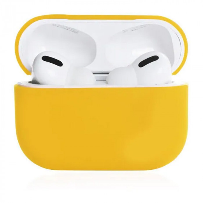 Чехол Silicone Case Protection на AirPods Pro 2 Желтый