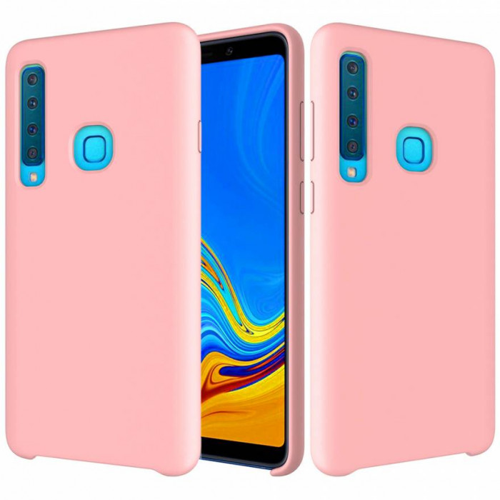 Чехол-накладка Silicone Cover для Samsung Galaxy A9 2018 Песочно-розовый | Фото 1 из 2