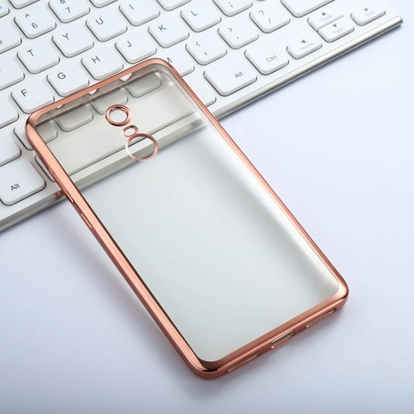 Чехол-накладка силиконовая для Xiaomi Redmi 4X с Розовой рамкой | Фото 1 из 2