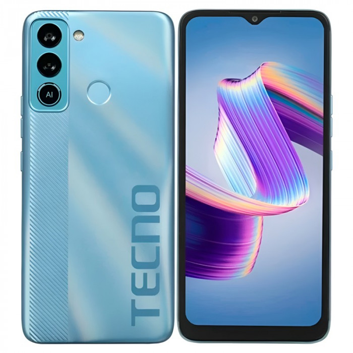 Смартфон Tecno Pop 5 2/32GB Голубой (Turquoise Cyan) EAC | Фото 1 из 3