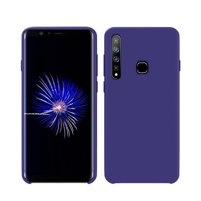 Чехол-накладка Silicone Cover для Samsung Galaxy A9 2018 Фиолетовый | Фото 1 из 2