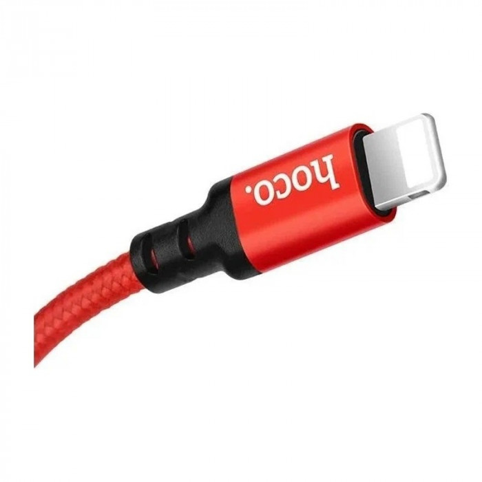 Кабель HOCO X14 USB - Lightning 1 м Красный | Фото 1 из 6