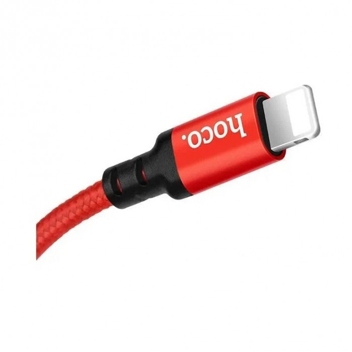 Кабель HOCO X14 USB - Lightning 1 м Красный | Фото 3 из 6