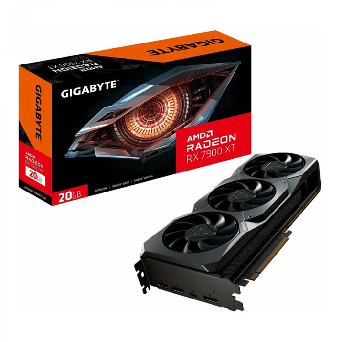 Видеокарта AMD Radeon RX 7900 XT Gigabyte 24Gb (GV-R79XT-20GC-B) | Фото 1 из 6