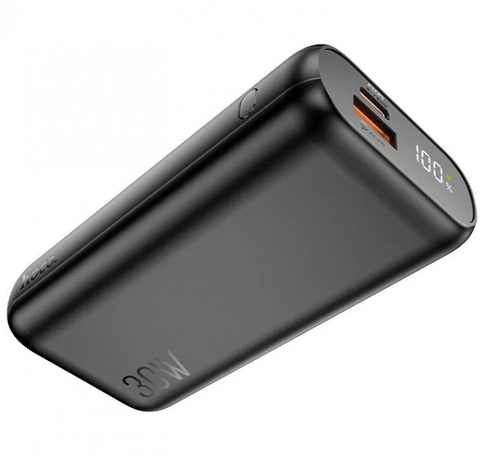 Внешний аккумулятор HOCO Q5 10000mAh 2USB 3.0A PD 30W+QC3.0 Черный | Фото 3 из 6