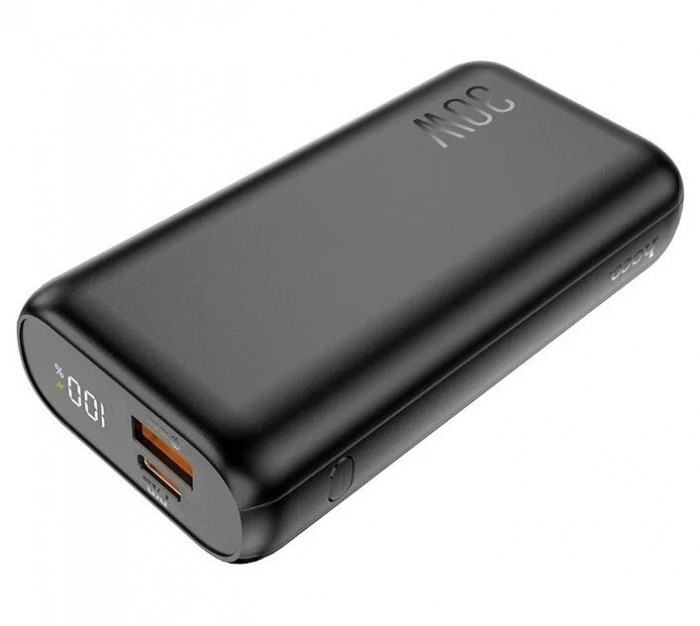 Внешний аккумулятор HOCO Q5 10000mAh 2USB 3.0A PD 30W+QC3.0 Черный | Фото 6 из 6