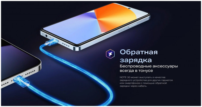 Смартфон Infinix Note 30 8/128GB Черный (Black) EAC | Фото 12 из 29
