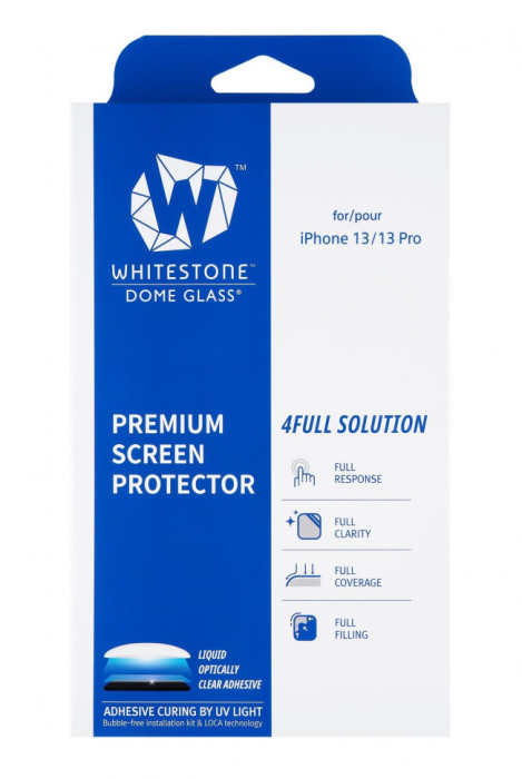 Защитное стекло Whitestone Dome glass для iPhone 13/13 Pro