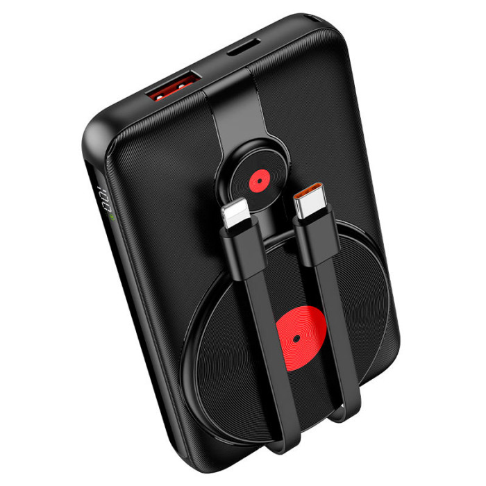 Внешний аккумулятор HOCO J92 PD20W + QC3.0 MagSafe 10000mAh Черный | Фото 3 из 3