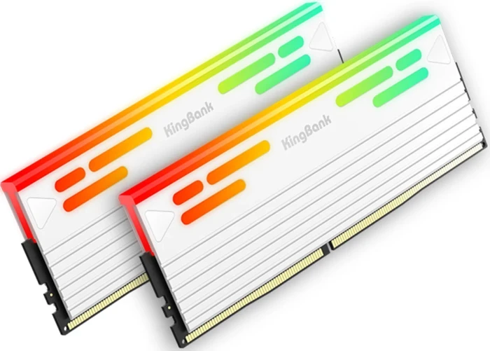 Оперативная память 32Gb DDR5 8000MHz KingBank RGB White (K5.01.FLA5KD9502) (2x16Gb KIT)